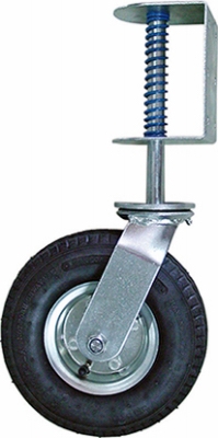 Pneumatic Gate Caster, 8-In.