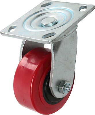 Poly Swivel Caster, 4-In.