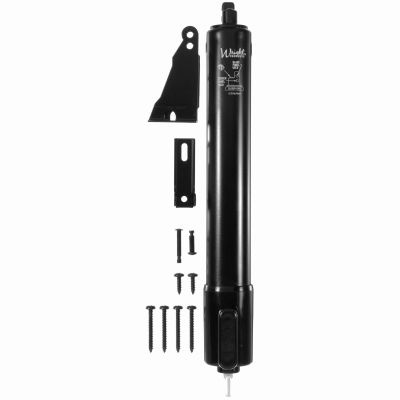 HEAVY DUTY TAP-N-GO  PNEUMATIC CLOSER, BLK