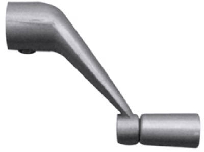 Casement Window Crank Handle, Aluminum-Finish