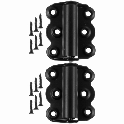 Self-Closing Hinges 2-3/4 In., Black