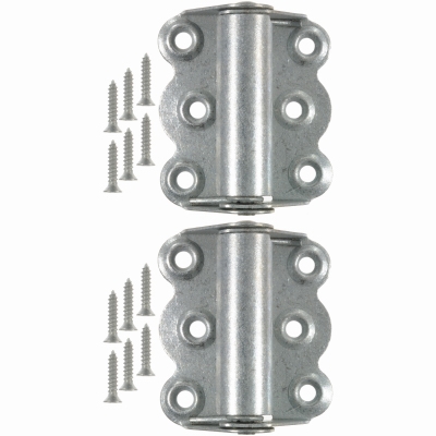 Self-Closing Hinges 2-3/4 In., Galvanized