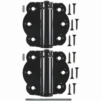 Adjustable Self-Closing Hinges 2-3/4 In., Black