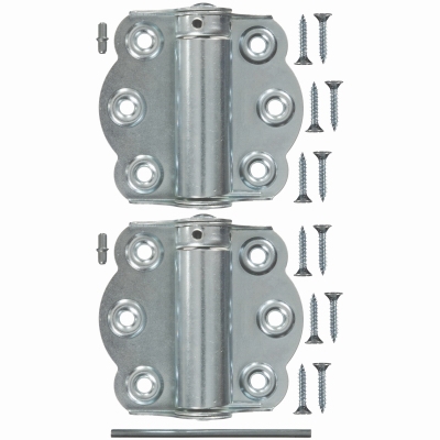 Adjustable Self-Closing Hinges 2-3/4 In., Zinc Plate