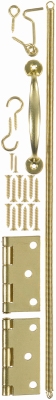 Wood Screen Door Hardware Set, Brass