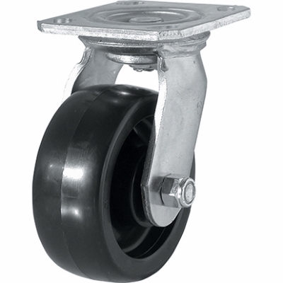 Swivel Plate Caster, 5-In.