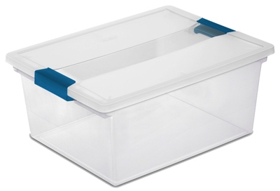 Deep File Clip Box, 14 x 11 x 6.25-In., Must Purchase in Quantities of 4