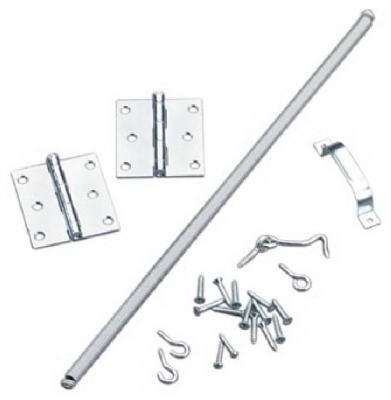 Screen Door Hardware Set, Cadmium