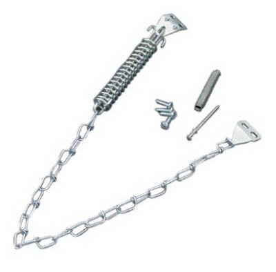Spring & Chain Door Retainer, Aluminum