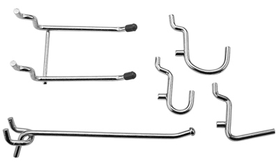 Garage/Workshop Peg Hook Kit, 16-Pk.