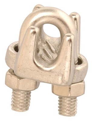 WIRE ROPE CLIP,1/8 inch,SS