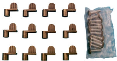 12-Pack 5/16-Inch Bronze-Finish Die-Cast Screen Clips