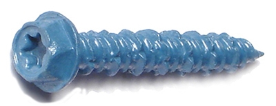 Masonry Screw, 3/16 x 1-3/4-In. Star Hex Head, 100-Pk.