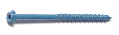 Masonry Screw, 3/16 x 3-1/4-In. Star Hex Head, 100-Pk.