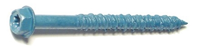 Masonry Screw, 1/4 x 2-3/4-In. Star Hex Head, 100-Pk.
