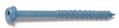 Masonry Screw, 1/4 x 3-1/4-In. Star Hex Head, 100-Pk.