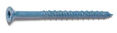 Masonry Screw, 3/16 x 2-3/4-In. Star Flat Head, 100-Pk.