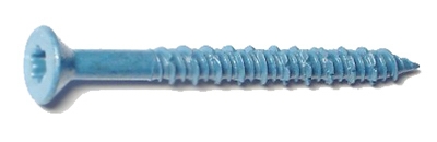Masonry Screw, 1/4 x 2-3/4-In. Star Flat Head, 100-Pk.