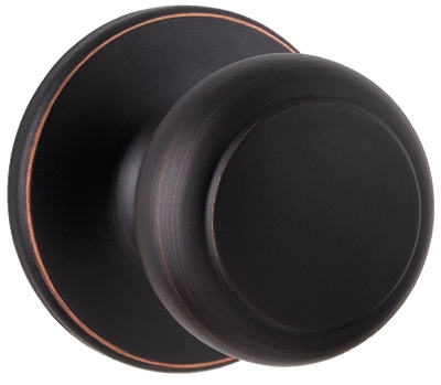 Security Cove Passage Lockset, Venetian Bronze