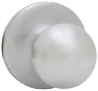 Security Polo Passage Knob Lockset, Satin Nickel