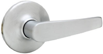 Security Delta Passage Lever Lockset, Satin Chrome