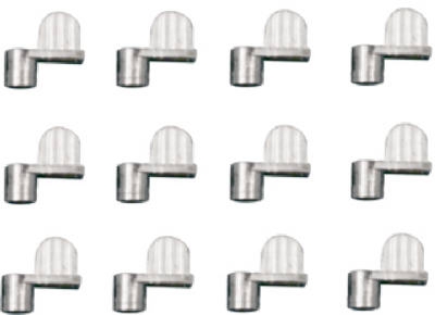 12-Pack 3/8-Inch Mill-Finish Screen Clips