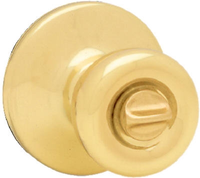 Security Tylo Privacy Lockset, Polished Brass