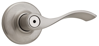 Balboa Bed/Bath Lever, Satin Nickel