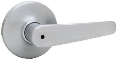 Security Delta Privacy Lever Lockset, Satin Chrome