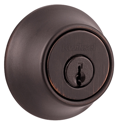 Security Single-Cylinder Deadbolt, Venetian Bronze