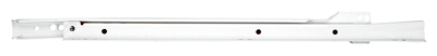 Self-Closing Drawer Slide, Medium-Duty, White, 20-In.