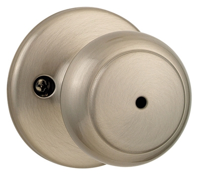 Security Cove Privacy Lockset, Satin Nickel