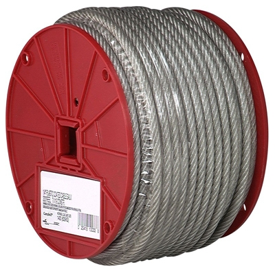 CABLE,HI VIZ ORG,3/16-1/4 inch,250'/RL