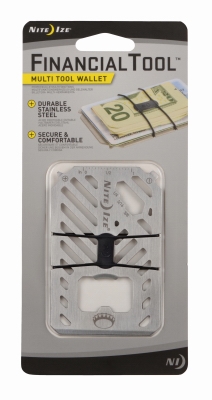 Financial Tool Multi Tool Wallet - Stainless