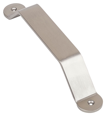 Slider Door Bar Pull, Satin Nickel, 10-In.