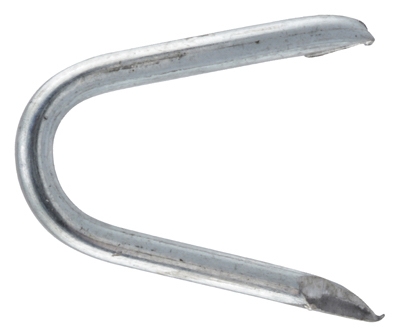 Fence Staples, Bright, 1.5-In. x 9 Ga., 1-Lb.