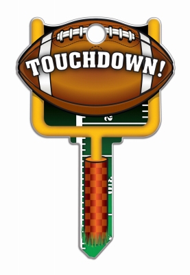 KW1 Football Key Blank