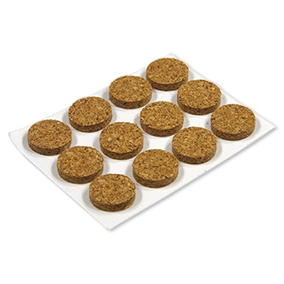 TG 12PK 1/2 inch Cork Pads