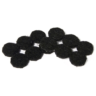 TG 24PK 3/4 inch BLK Pads