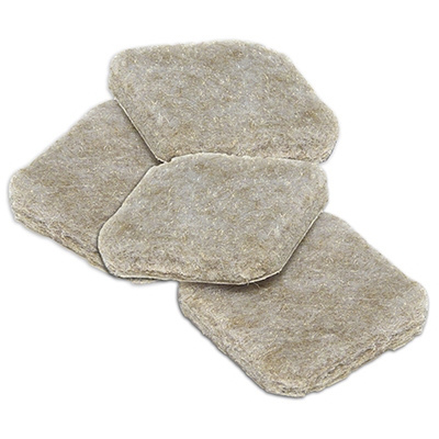 TG 16PC 1 inchTan Felt Pads
