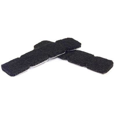 TG 16PC 1 inchBLK Felt Pads