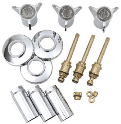 Tub & Shower Faucet Rebuild Kit For Sayco Space Age, Chrome