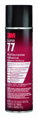 Supper 77 Spray Adhesive, Multi-Purpose, 16.7-oz