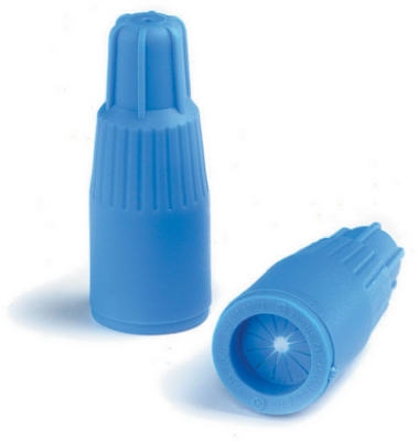 2-Pack Blue DryConn 600V Direct Bury Silicone Filled Waterproof Wire Connectors