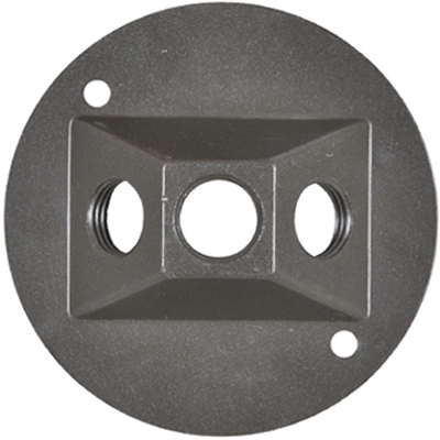 Bronze Weatherproof Round Lampholder Cover