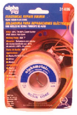 Leaded Electrical Solder, .062-In., 1-oz.