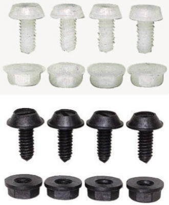 License Plate Fastener, 4-Pk.
