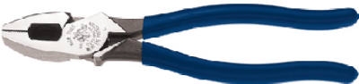 Wire Cutter Pliers, High-Leverage NE Side, 9-In.