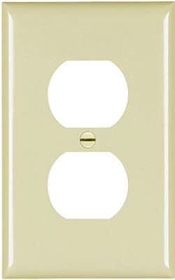 Ivory Duplex Nylon Wall Plate