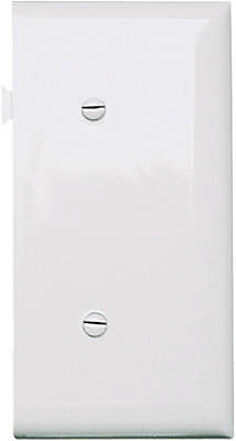 White Blank End Sectional Nylon Wall Plate